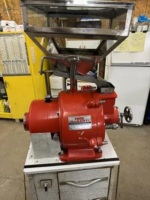 USED HAS GARANTI MFG. 20 KG GD 20 SERIES NATURAL STONE DISC COFFEE GRINDER