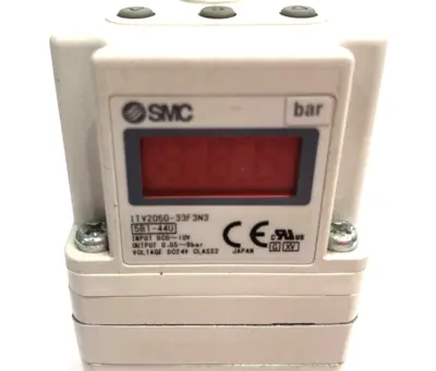 USED SMC ELECTRO-PNEUMATIC REGULATOR 0~10VDC INPUT, CLASS 2