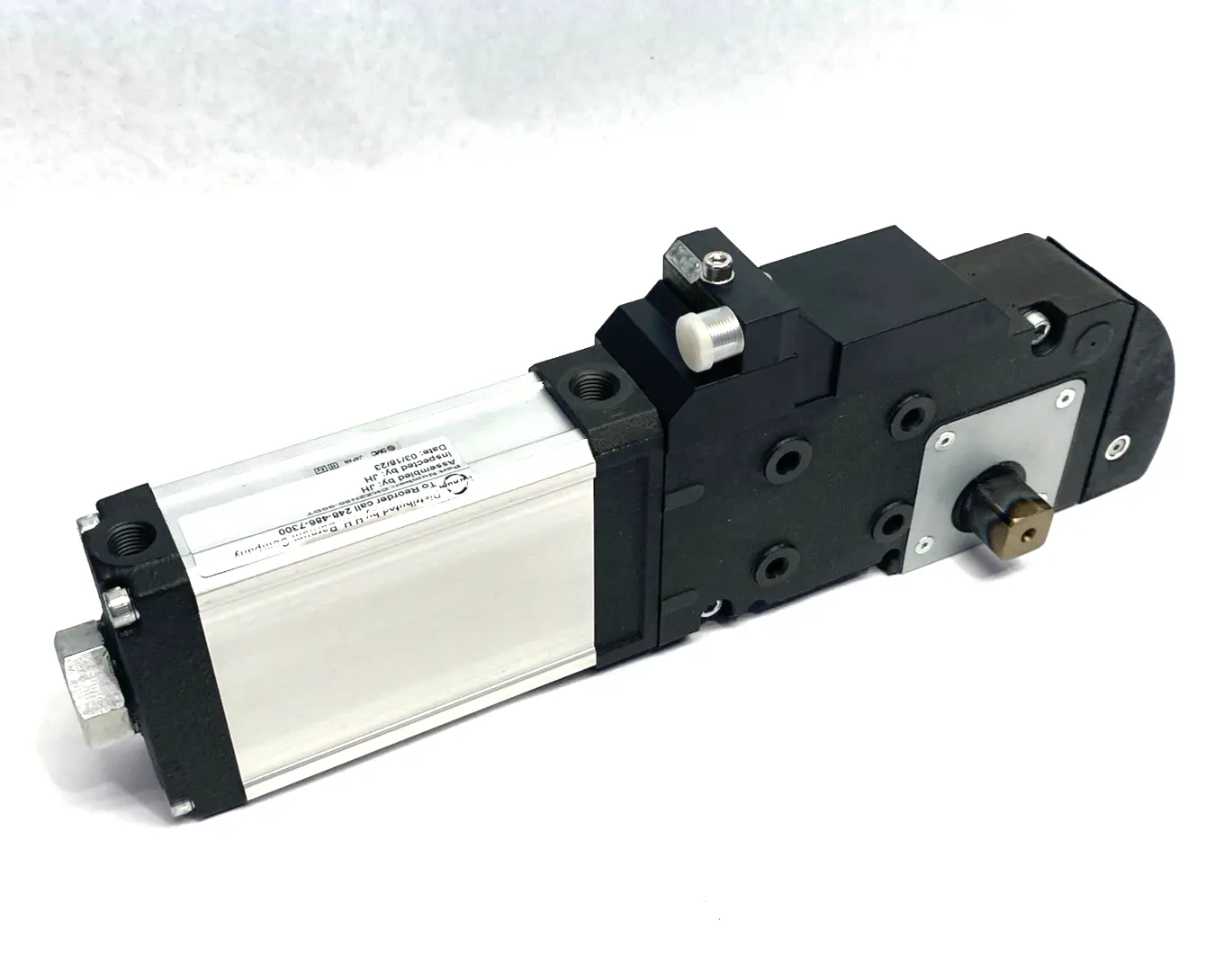 USED SMC SLIM LINE POWER CLAMP CYLINDER 50MM BORE SIZE