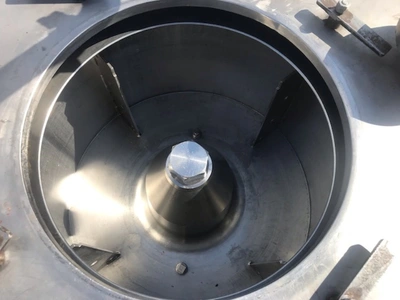 Sharples 30 x 18 ECM solid basket centrifuge, 316SS.