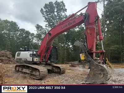 Used 2023 LINK-BELT 350 X4 Excavators Virginia US | Proxy Equipment #1388744
