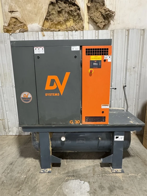 Used 2013 DV SYSTEMS G30TDVSD Rotary Screw & Sliding Vane Air Compressors Washington US | MachineryMax #1568207