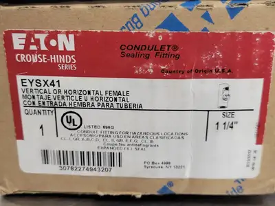 NEW CROUSE-HINDS EYSX41