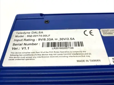Used Teledyne Dalsa GV3000-04-W7-64 Industrial Controls Michigan US | Maverick Industrial Sales #1395868