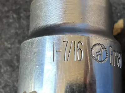 GreatNeck SO716  3/4 Drive 12 Pt. Socket-1 7/16” CR-V steel New