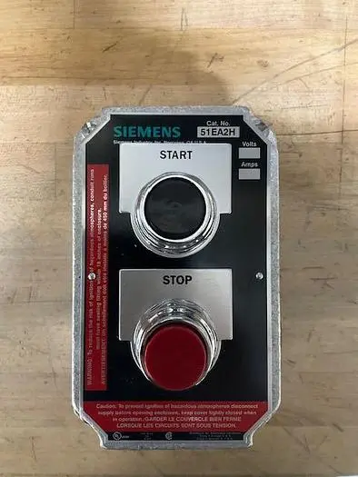 Siemens Hazardous Location Control Station with 2 push buttons PN 51C201H