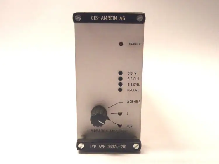 Used CIS AMREIN AG VIBRATION AMPLIFIER Misc Industrial Equipment | Maverick Industrial Sales #1106927
