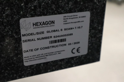 Used HEXAGON GLOBAL S SCAN+ 7.10.7 Coordinate Measuring Machines Minnesota US | Machinesused.com #1371176
