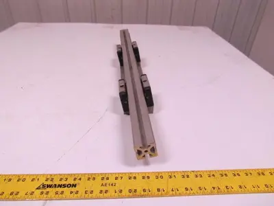80/20 Inc 40mmx40mm T slotted profile-four open T-slots 28"w/1 endcap