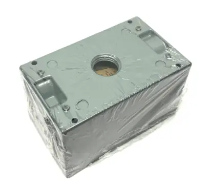 New | in-Stock Red Dot Deep Outlet Box Four Hole 1/2" Electrical Boxes Michigan US | Maverick Industrial Sales #1460739