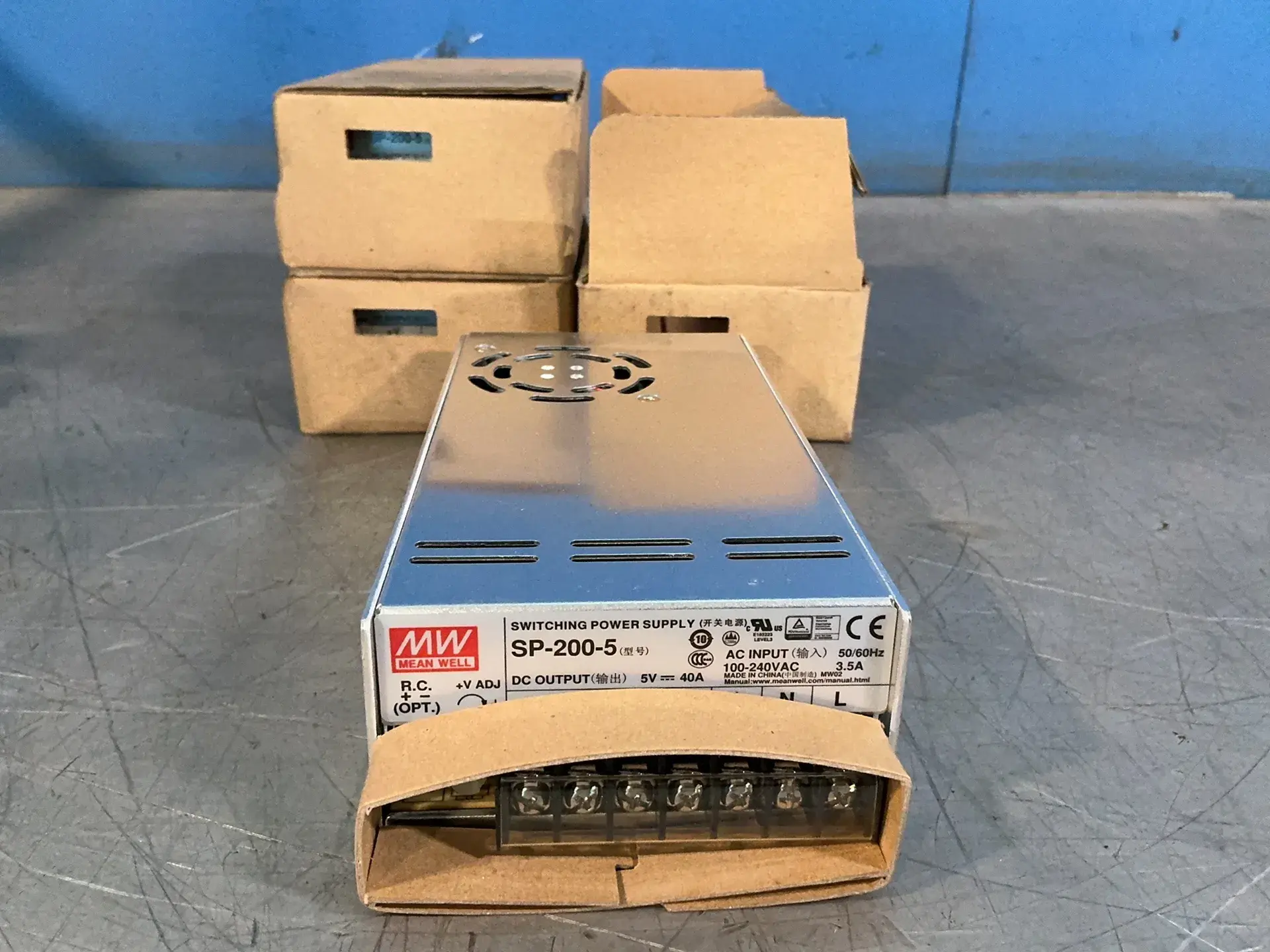 Used MEAN WELL SP2005 AC/DC Power Supplies Ohio US | HGR 24 #1545303