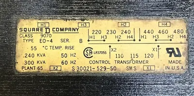 Used SQUARE D 9070-EO4 Miscellaneous Equipment (Electrical & Power) Ohio US | Surplus Asset Holdings #1235415