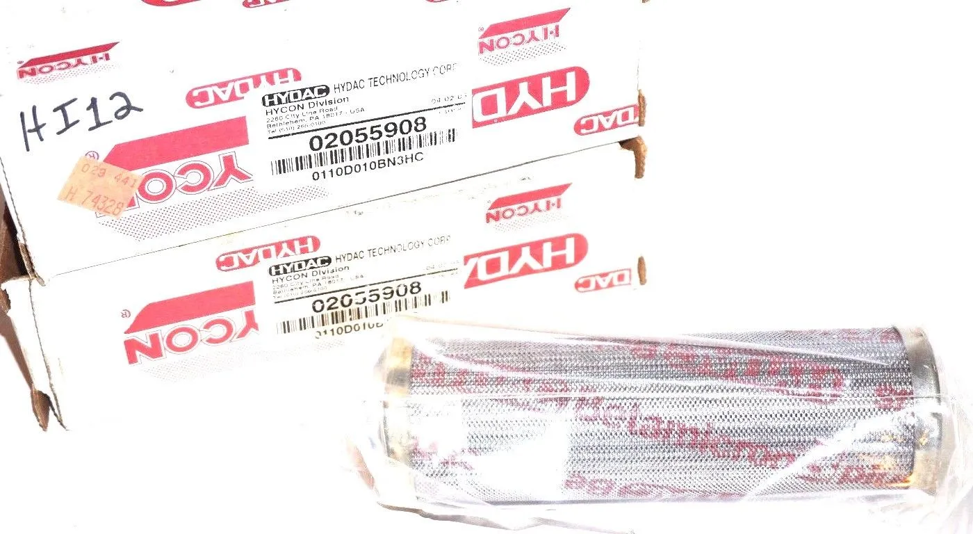 2 NEW HYDAC 02055908 HYDRAULIC FILTERS