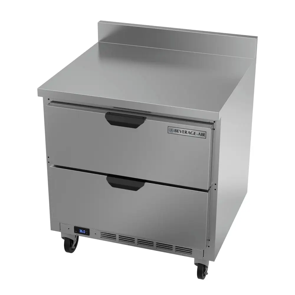 Beverage-Air WTRD32AHC-2-FIP 32" Worktop Refrigerator W/ (1) Section, 115v