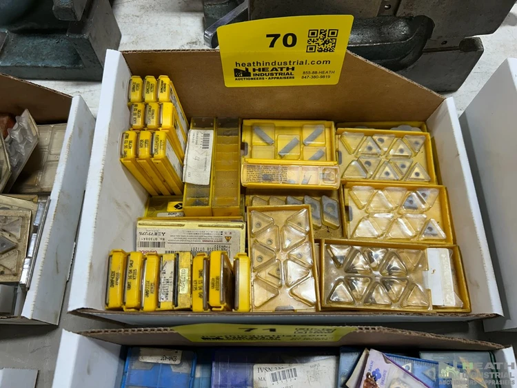 Used _UNKNOWN_ LARGE QUANTITY OF ASSORTED CARBIDE INSERTS Carbide Inserts Illinois US | Heath Industrial Auction Services #1549642