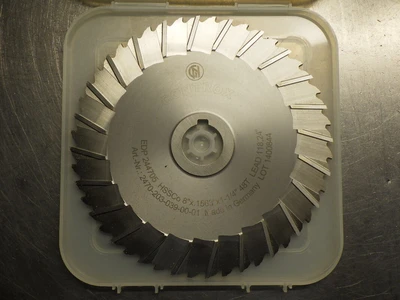 Controx 8" x 5/32" HSSCo Slot Saw 1.25" Arbor 48 Teeth 244705 (LOC3258B)