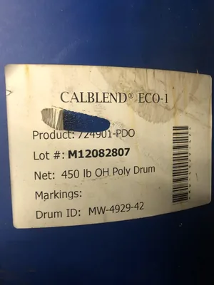 Calblend Eco 1 55 gallon drum barrel of surfactant