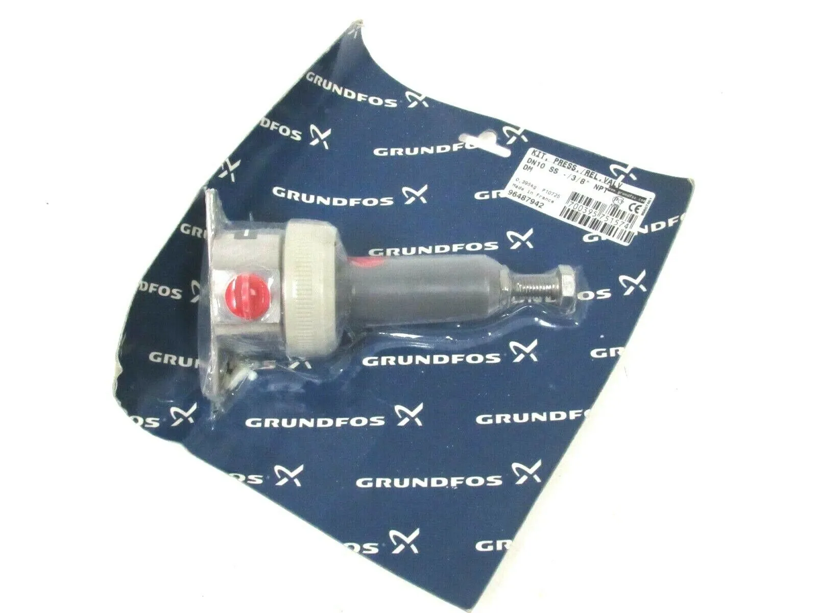 NEW SEALED GRUNDFOS 96487942 DN10 SS-3/8 NPT PRESSURE RELEASE VALVE