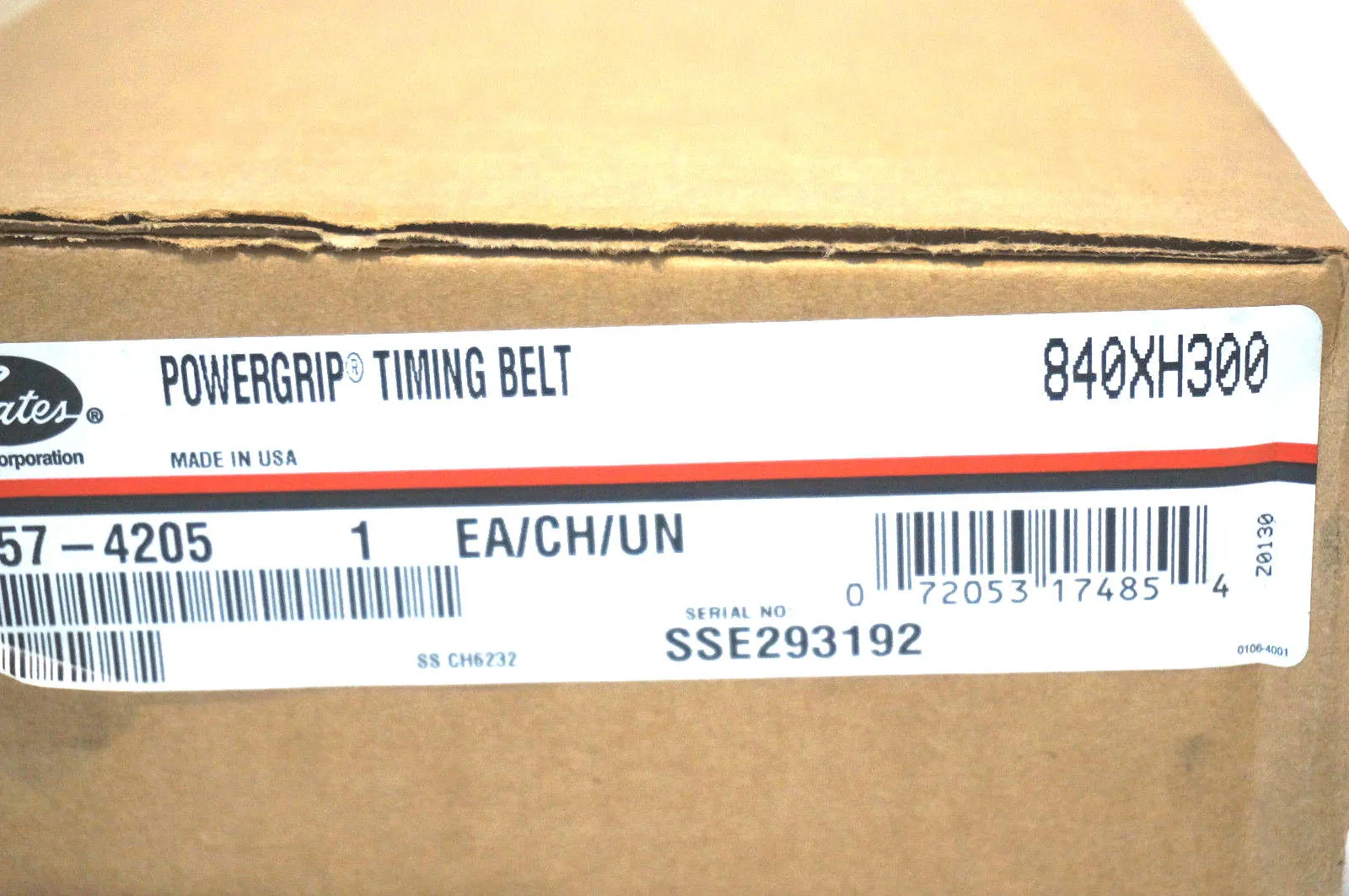 NEW GATES 840XH300 TIMING BELT