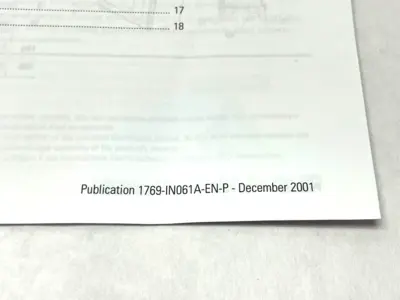 New | in-Stock Allen-Bradley 1769-IN061A-EN-P Manuals Michigan US | Maverick Industrial Sales #1397532