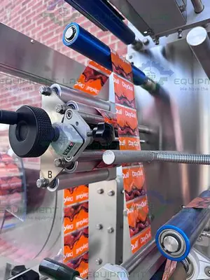 USED CAPMATIC SLEEVESTAR 300 FULL SLEEVE STAINLESS STEEL LABELING MACHINE