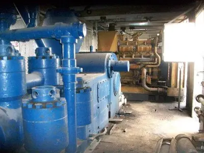USED IDECO MM-550 DUPLEX MUD PUMP PACKAGE