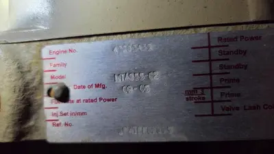 USED CUMMINS/STAMFORD 300KW DIESEL GENERATOR