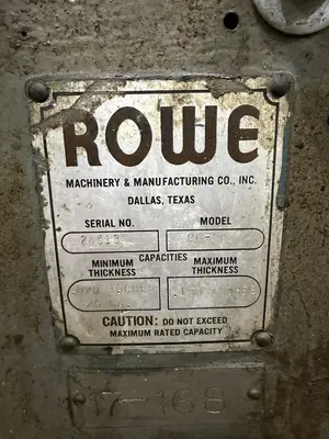 USED ROWE C6-20