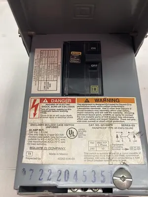 Used SQUARE D QO-200TR Miscellaneous Equipment (Electrical & Power) Ohio US | Surplus Asset Holdings #1240677