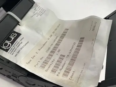 USED IGUS E-CHAIN FLEXIBLE CABLE CARRIER ASSEMBLY