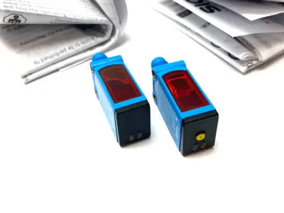 USED SICK THROUGH-BEAM PHOTOELECTRIC SENSOR SET TRA. & REC.