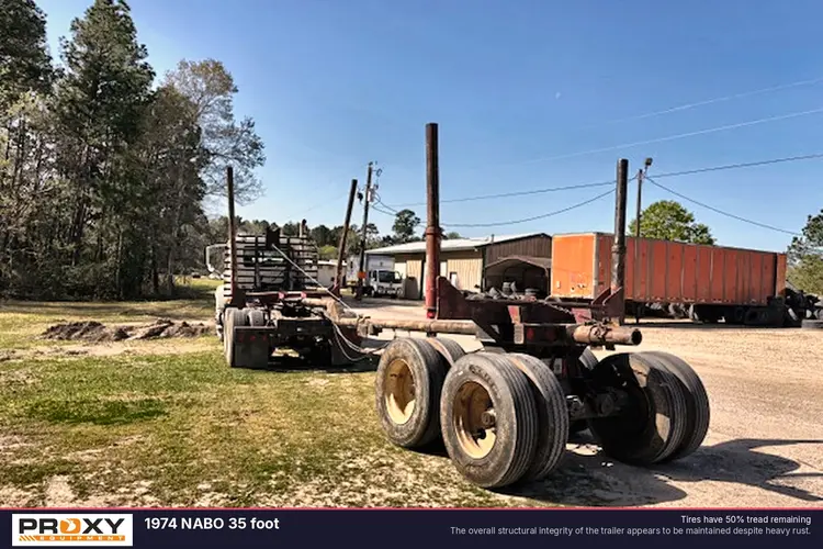 Used 1974 NABO 35 FOOT Forestry Trailers Texas US | Proxy Equipment #1385114