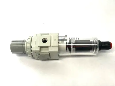 Used SMC Modular Filter Regulator, 1/4" NPT Ports, AW MASS PRO Air Pressure Regulators Michigan US | Maverick Industrial Sales #1394833