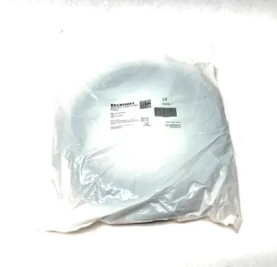 NEW BECKHOFF SINGLE ENDED POWER CABLE M8 STRAIGHT 4-PIN 15M