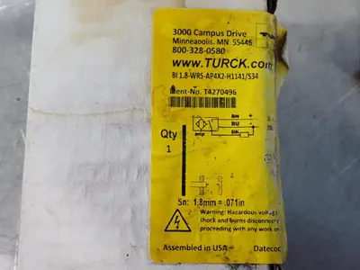 USED TURCK BI1.8WRSAP4X2H1141/S34