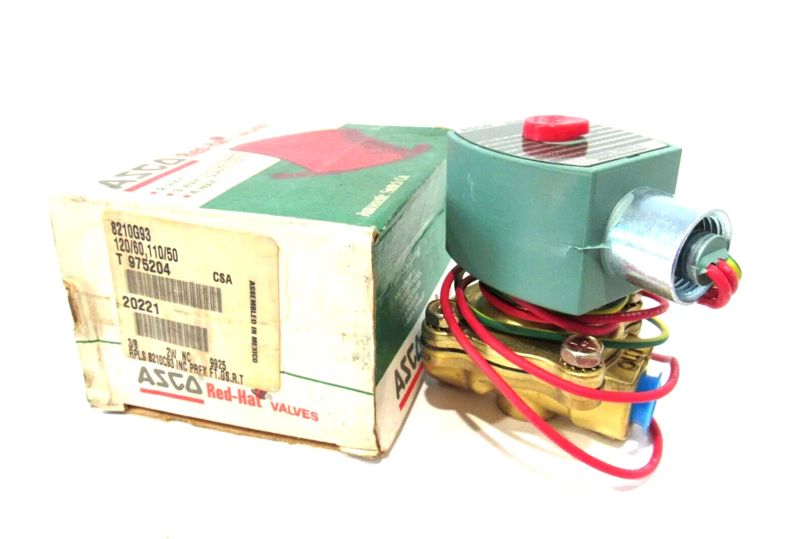 NEW ASCO 8210G93 SOLENOID VAVLE 120/60 110/50
