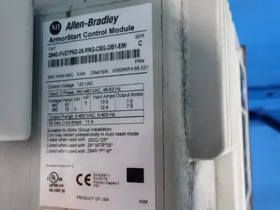 USED ALLENBRADLEY 284GFVD7P6D25RRGCBGDB1EMI