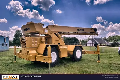 Used 1979 GROVE RT522 Mobile Cranes Louisiana US | Proxy Equipment #1377645