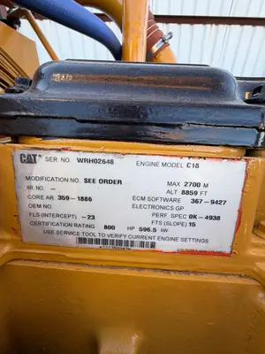 Used CAT CAT C18 Diesel Engines Oklahoma US | Oil The Woodlands Group #1500962