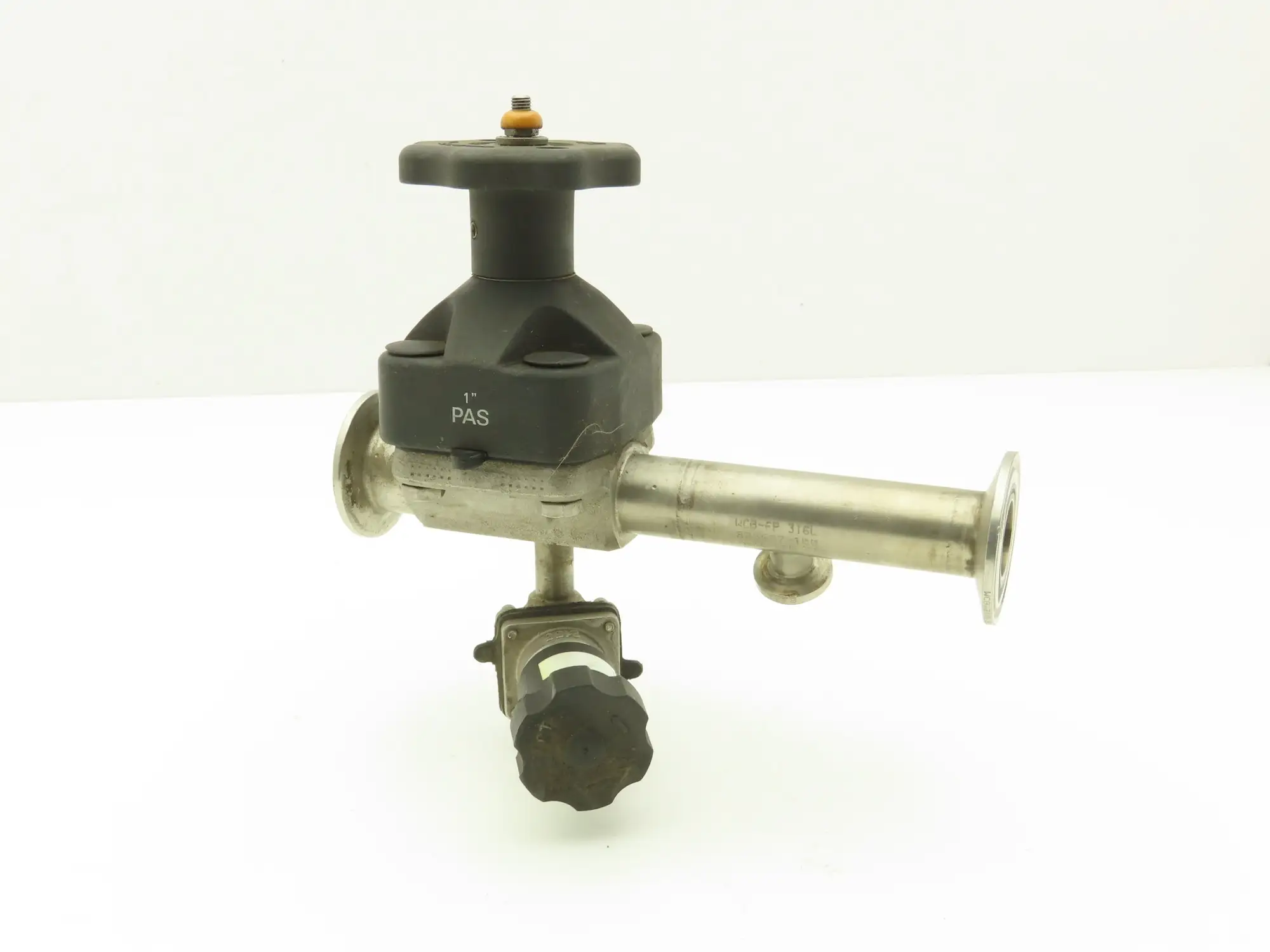 ITT 1-316L RA35MAX-CWP150 316L Pure-Flo Valve Manuel 1" Pas  Stainless  .86" ID
