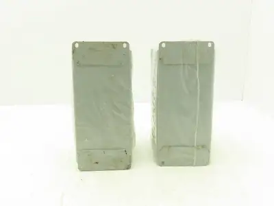 Hoffman E3PBX Pushbutton Enclosure 3-Button 8x4x5" Lot of 2