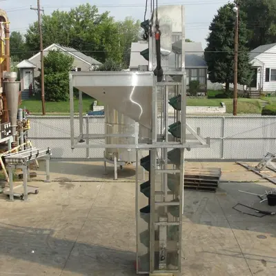 SPC6529  Conveyor New England Machinery bucket elevator Stainless Steel, 18 x 10