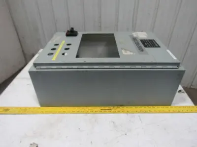 Hoffman 30x20x10" Electrical Enclosure Back Plate And Mounted Components