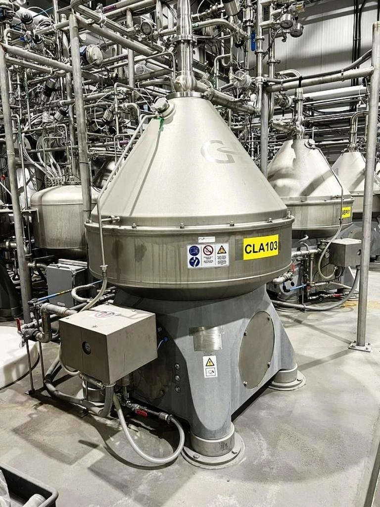(7) GEA Westfalia SSI 300-06-772 vegetable protein clarifier centrifuges, 316SS.