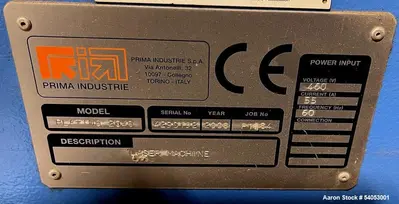 USED PRIMA PLATINO CV 5000