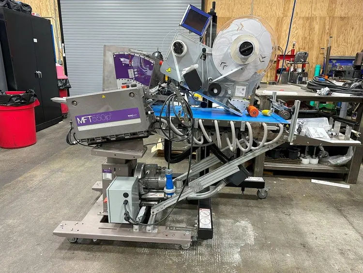 Used MFT 550 IP³ FEEDER AND LABELING SYSTEM Labelers | The Equipment Butler #1046149