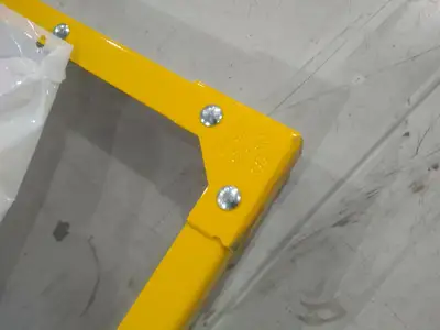 USED AUTOMATION GUARDING SYSTEMS 1200×2000 LH LEXAN TURN HANDLE HINGE DOORS