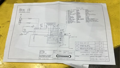 USED 2000 GREENERD PRESSES GREENERD HPB-7 PRESS