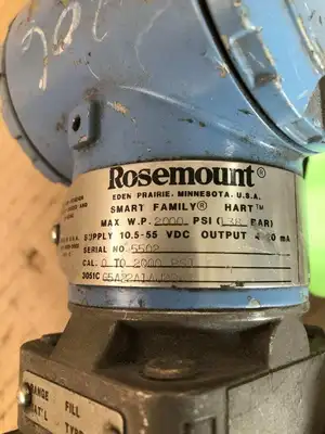 Rosemount 3051C G5A22A1AJ2B4 Pressure Transmitter 2000PSI 10.5-55VDC
