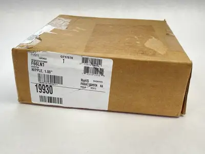 New | in-Stock Hoffman Nipple 1" 19930 Electrical Fittings Michigan US | Maverick Industrial Sales #1392925